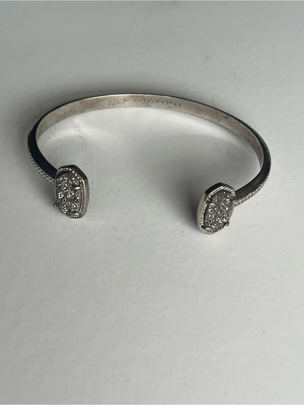Kendra Scott Silver Drusy Cuff B